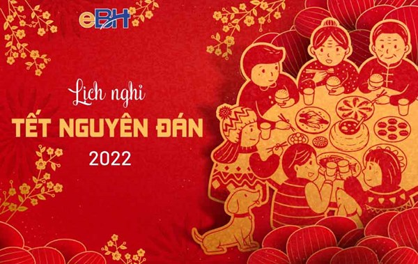 THÔNG BÁO LỊCH NGHỈ TẾT NGUYÊN ĐÁN - NHÂM DẦN 2022.